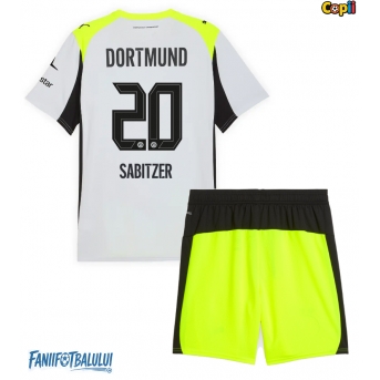 Borussia Dortmund Marcel Sabitzer #20 Echipament de Fotbal Replică 2025-26 Copii Deplasare (+ Șorturi)